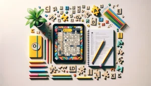 Imagem destacada. Essa imagem transmite organização, criatividade e o prazer do aprendizado através de jogos de palavras, dialogando perfeitamente com o tema do artigo.